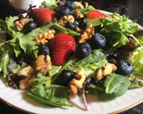 A picture of step 7 of Multicolored Salad Dressed with Cranberries Vinaigrette.