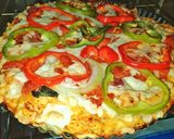 Foto del paso 11 de la receta: Pizza de pimientos con salsa napolitana