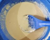 A picture of step 3 of Kela vada (Jain recipe).