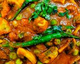 मटर मशरूम की मसालेदार सब्जी रेसिपी चरण 6 फोटो