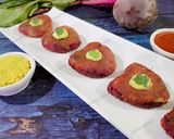 A picture of step 11 of Beetroot Kebab.