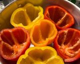 A picture of step 3 of Stuffed Bell Peppers (Vegetarian).
