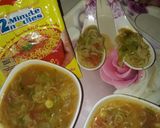 A picture of step 4 of Maggi noodles soup.