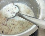 A picture of step 3 of Lajij makhana kheer.