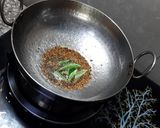 A picture of step 1 of Gathiya-tomato curry|moti sev -tamatar ki sabji.