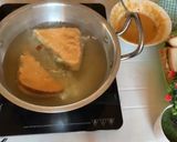 A picture of step 2 of Stuffed bread pakora.