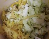 A picture of step 1 of Mix Flour with methi vada.
