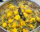 A picture of step 5 of Aloo Palak Sabji.