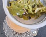 A picture of step 3 of Holy basil (Tulsi) herbal tea.
