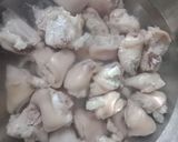 Hình bước làm 1 của món Bánh canh sườn & giò heo