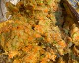 A picture of step 3 of Zucchini and Carrot Burgers.