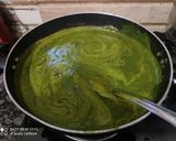 A picture of step 3 of Spinach Malai Paneer.