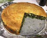 A picture of step 1 of Заливной Луковый ПирогOnion pie.