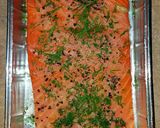 A picture of step 4 of Mike's 30 Minute Complete Salmon Dinner.