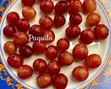 Foto del paso 1 de la receta Vasitos de Gelatina sabor Maracuyá con Uvas 🍇
