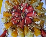 Une image de l'étape 5 de Salade des agrumes et fraises.
