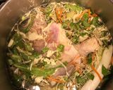 Foto del paso 1 de la receta: Mix de siete verduras dos en uno(Caldo de pollo, gallina y crema de verduras)