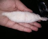 A picture of step 6 of Dahi ke shole.
