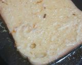 A picture of step 3 of Spicy cheesy French toast.