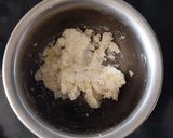 A picture of step 1 of Dal Makhni cups.