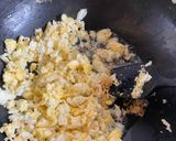 A picture of step 2 of Egg Fried rice.