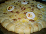 بيتزا بصلصة بيضاء 🍕🧀👌