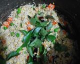 A picture of step 7 of Brown rice veg khichdi.