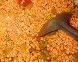 A picture of step 5 of Red lentils dal.