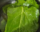 A picture of step 3 of Palak khichdi.
