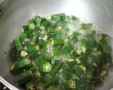 A picture of step 4 of Special Sindhi Masala Okra / Bhindi.