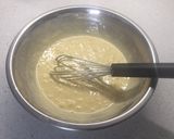 A picture of step 3 of Vanilla madeleines.