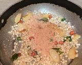 A picture of step 6 of Sabudana khichdi.