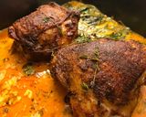 Foto langkah ke 6 dari resep Spicy Roasted Chicken with Lemon Butter Sauce.