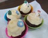 Csokidarabos banános muffin, vanília pudinggal recept fázis 7 fotója