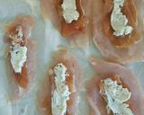Foto del paso 1 de la receta Rollitos de pollo rellenos de jamón serrano y queso de trufa