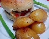 Pas rețetă Hamburger din pui pentru copii 3 fotografie