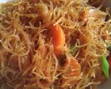 Bihun Goreng Ebi (Yg alergi telor bisa makan tanpa khawatir!) langkah memasak 6 foto