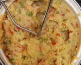 A picture of step 6 of Pav Bhaji.