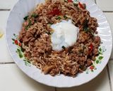 รูปขั้นตอนการทำที่ 6 ของ บะหมี่ผัดกะเพราไข่ลวก