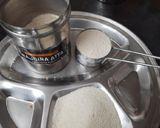 A picture of step 1 of Rajgira Amaranth Jaggery Sheera halwa.
