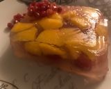 Foto del paso 5 de la receta Gelatina con frambuesa y mango