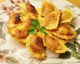 Foto del paso 5 de la receta: Raviolis tostados de Bogavante y Burrata a la crema de Romesco