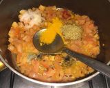A picture of step 1 of Tori/ Torai sabji.