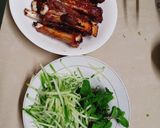 Hình bước làm 3 của món Bún trộn thịt nướng