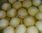 Foto langkah ke 5 dari resep Bakpia pathok isi kacang ijo.