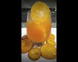A picture of step 9 of Qamar Al din orange juice.