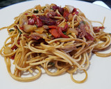 Foto del paso 5 de la receta: Espaguetis integrales sin lactosa con mucho color y sabor!💥🍝
