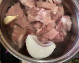 Foto del paso 1 de la receta: Verdolagas con Carne de Cerdo en Salsa Verde