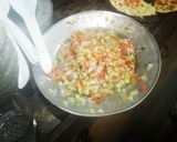 A picture of step 2 of Papad Masala.