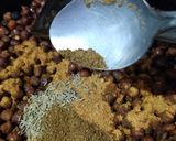 A picture of step 3 of Black Chickpea Chaat.